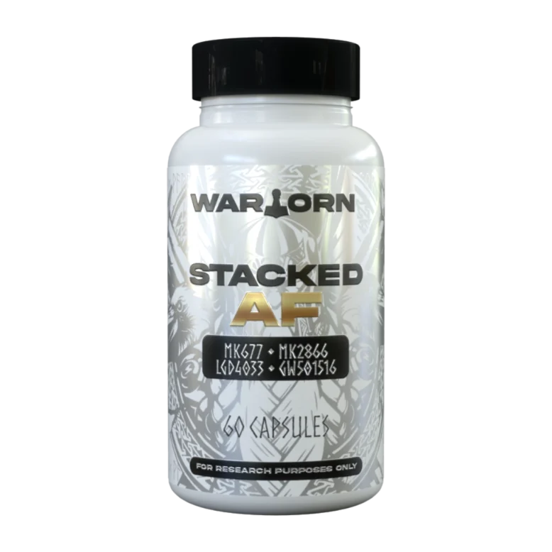 Stacked AF research compound bottle