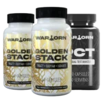 2 x Golden Stack research compound bottles and PCT