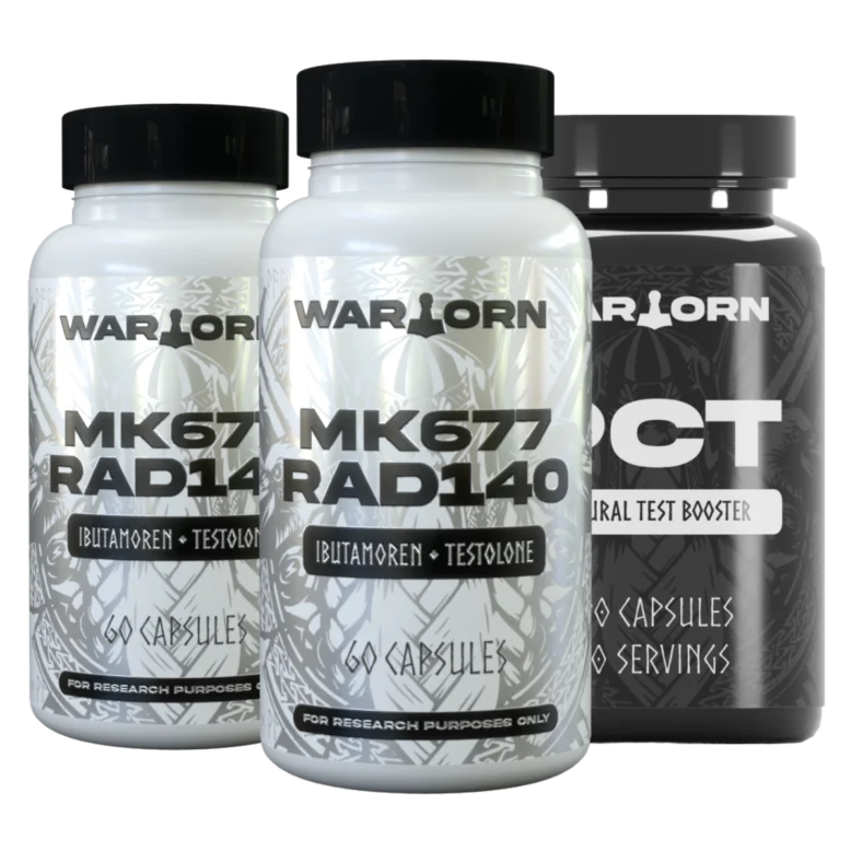 2 x RAD-140 and MK-677 research compound bottles and PCT