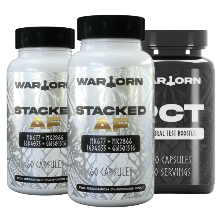 2 x Stacked AF research compound bottles and PCT