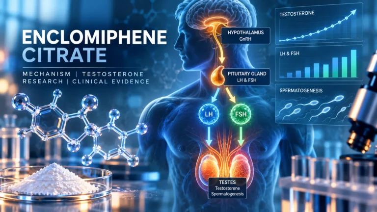 Enclomiphene Citrate: Mechanism, Testosterone Research and Clinical Evidence